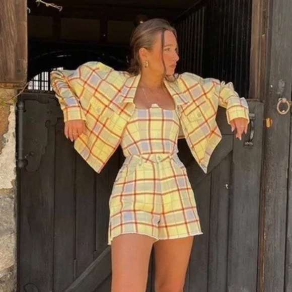 WeWoreWhat cropped denim jacket XS/S New - Picture 5 of 16